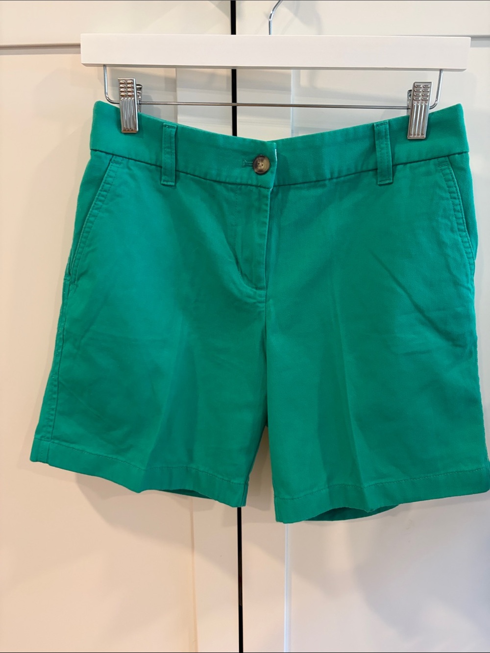 J. Crew Bright Green Chino Bermuda Shorts